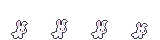 Peeps pixel-art bunny pet